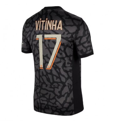 Paris Saint-Germain Vitinha Ferreira #17 Tredjetröja 2023-24 Kortärmad